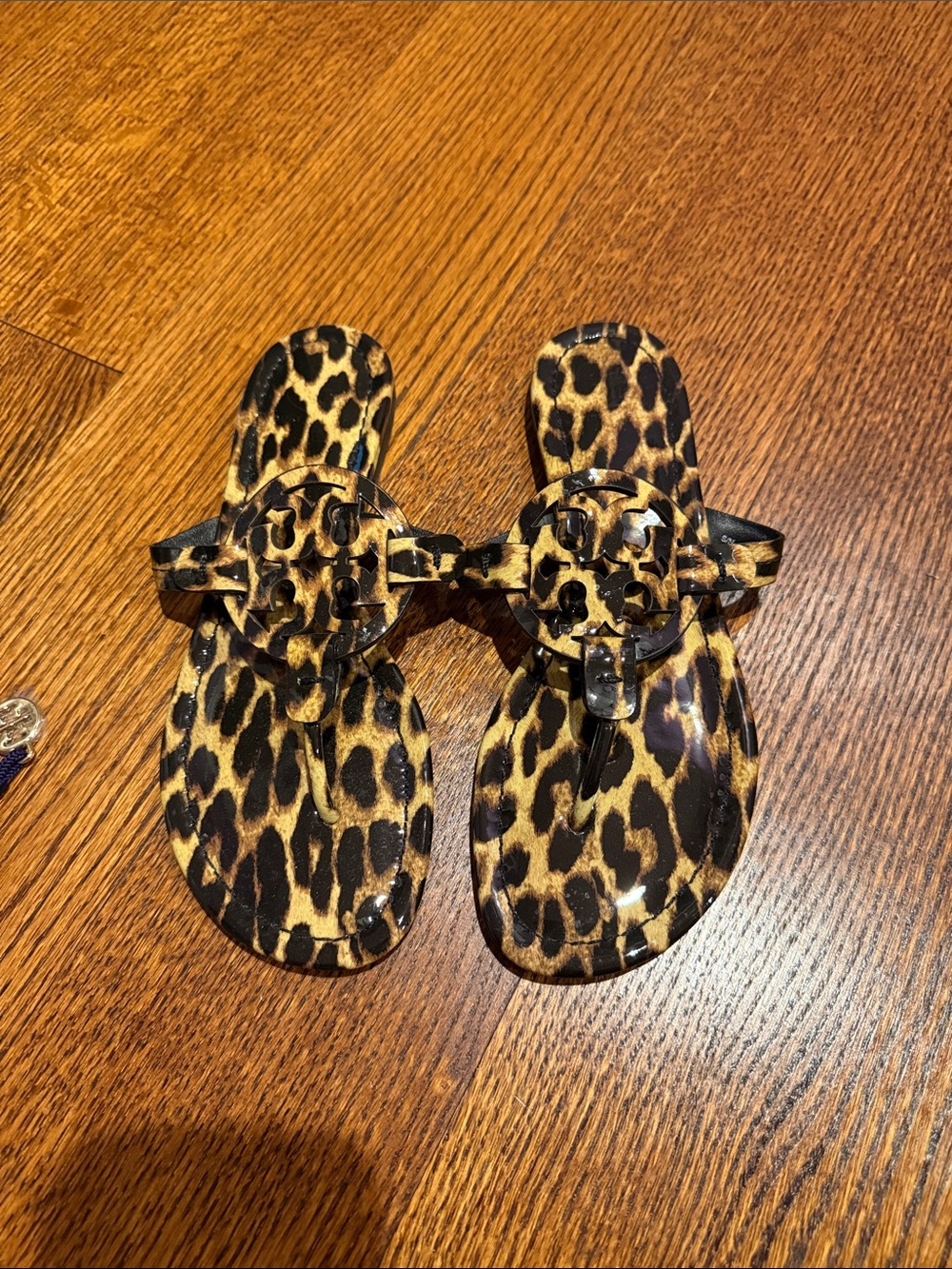 Tory Burch cheetah miller sandals